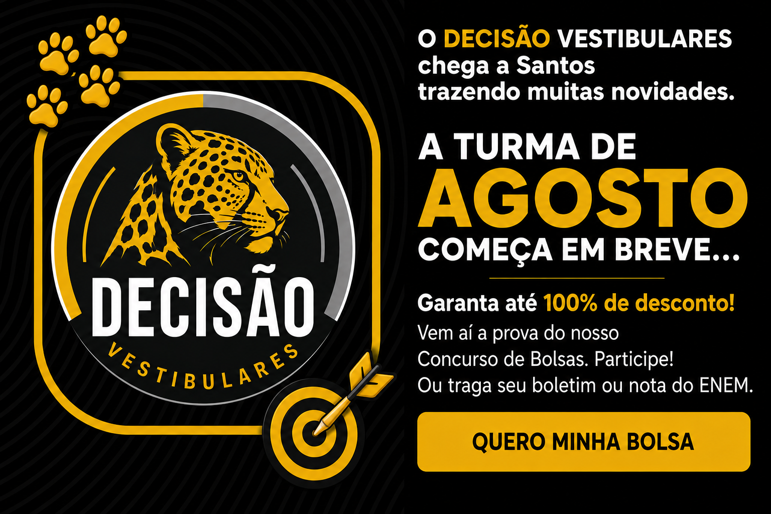 Promoção Decisão Vestibulares